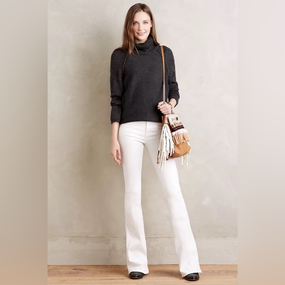 MiH Bodycon Marrakesh Flare Jeans, white, size 24, NWT - Picture 4 of 9